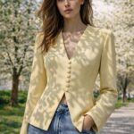 ELISE BLAZER TOP