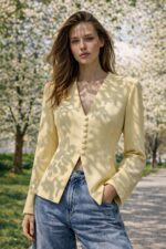 ELISE BLAZER TOP