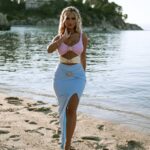 MULTICOLOR CUT-OUT SWIMSUIT